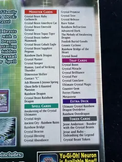 Yu-Gi-Oh! - Legend of The Crystal Beasts Structure Deck - English Edition 83717858003 - Image 5