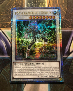 *** PSY-FRAMELORD OMEGA *** QUARTER CENTURY SECRET RARE RA02-EN028 YUGIOH! - Image 1