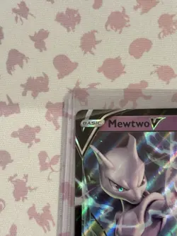 Pokemon TCG Mewtwo v Holo Ultra Rare Card Pokemon Go 030/078 - Image 4