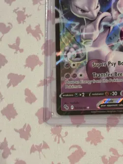 Pokemon TCG Mewtwo v Holo Ultra Rare Card Pokemon Go 030/078 - Image 5