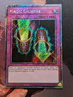 Magic Cylinder RA03-EN115 Platinum Secret Rare 1st Edition YuGiOh TCG Card - Image 1