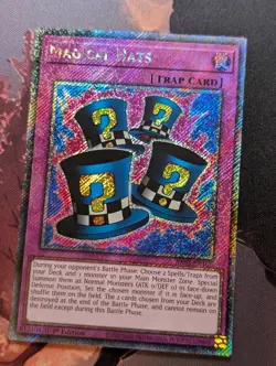 Magical Hats RA03-EN107 Platinum Secret Rare 1st Edition YuGiOh TCG Card NM - Image 1