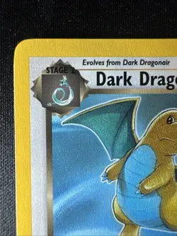 Dark Dragonite 22/82 Team Rocket Regular 2000 Pokemon Card NM - Image 2