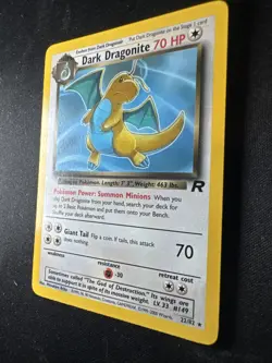 Dark Dragonite 22/82 Team Rocket Regular 2000 Pokemon Card NM - Image 5