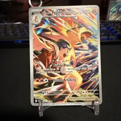 Pokemon TCG Ethan's Typhlosion Card 190/182 Destined Rivals Series - Image 1