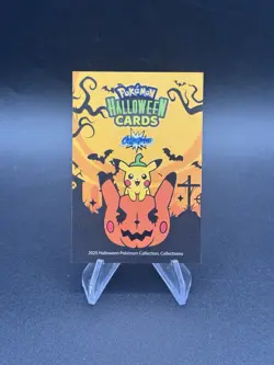Pokemon Pikachu Broom Holo Collectoons Halloween Card 56 Peru US Seller - Image 2