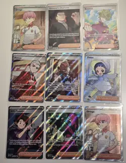 Pokemon TCG Card Lot ×9 Full Art Holo NM/M - Image 1