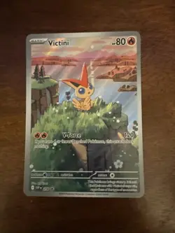 Pokemon TCG Victini Full Art Holo Black Star Promo Card 208 - Image 1