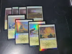 Magic: The Gathering Land Card Set - Holographic Edition 40 Cards +2 - Image 2