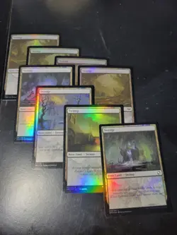 Magic: The Gathering Land Card Set - Holographic Edition 40 Cards +2 - Image 4