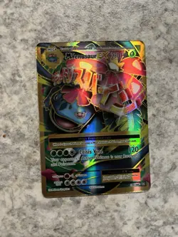 Pokemon TCG Mega-Venusaur-EX Evolutions Holo Full Art Ultra Rare Card 100/108 - Image 1