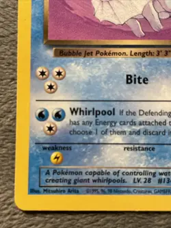Dark Vaporeon 45/82 Vintage Team Rocket Pokemon Card 2000 - Image 4
