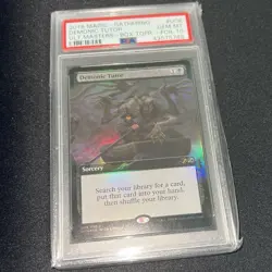 MTG Magic the Gathering PSA10 Demonic Tutor U08/040 Foil 2018 Japanese - Image 1