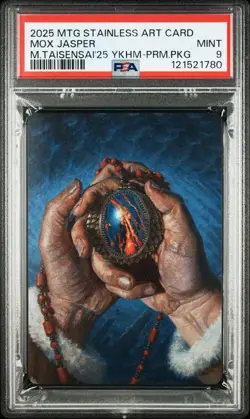 MTG Magic the Gathering PSA9 Mox Jasper Stainless Art Yokohama Premium Japanese - Image 1