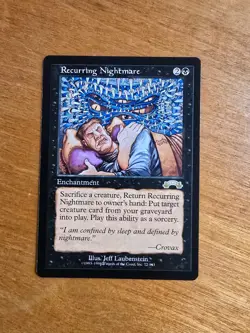 MTG Magic the Gathering Recurring Nightmare Exodus NM - Image 1