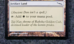MTG English Ancient Den NM Normal Mirrodin MINT NEVER played (DS3D1L1) - Image 5