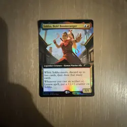 Sokka, Bold Boomeranger Foil, MTG MagicCon Atlanta Promo Avatar Last Airbender - Image 2