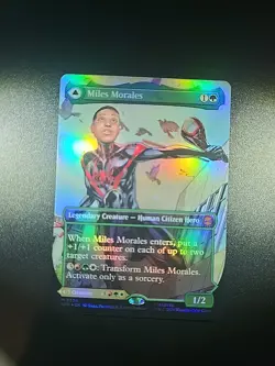 MTG: Miles Morales Marvel's Spider-man (0234) (Borderless) FOIL - Image 1