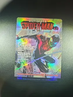MTG: Miles Morales Marvel's Spider-man (0234) (Borderless) FOIL - Image 2