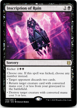 Inscription of Ruin [Zendikar Rising] MTG Magic 💀 - Image 3