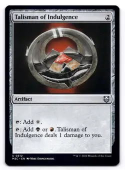 Talisman of Indulgence LP Commander: Modern Horizons 3 0312 MTG Regular - Image 1