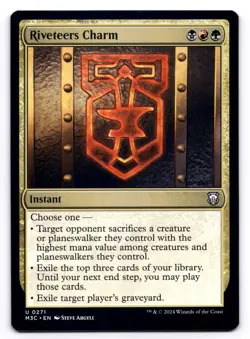 Riveteers Charm LP Commander: Modern Horizons 3 0271 MTG Regular - Image 1