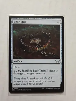 Bear Trap - Duskmourn - LP - MTG Magic - Common - Artifact - Image 1