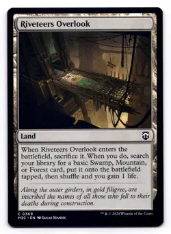 Riveteers Overlook LP Commander: Modern Horizons 3 0369 MTG Regular - Image 1
