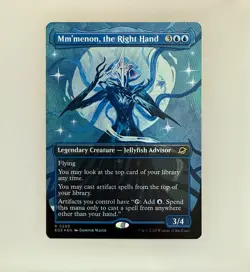 MTG- Mm'menon, the Right Hand (Borderless) Edge of Eternities Foil NM - Image 1