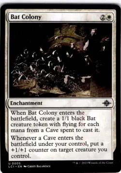MTG Bat Colony The Lost Caverns of Ixalan Uncommon #5 - Image 1