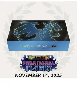 Pokemon TCG Phantasmal Flames Mega Charizard X EX UPC CONFIRMED 11/14 PRE-SALE! - Image 1