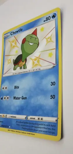 Chewtle (SV028/SV122) Shiny Holo Rare Shining Fates: Shiny Vault NM Pokemon TCG - Image 4