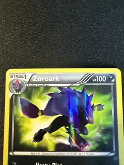 Zoroark Secret Rare Shiny Holo 102/99 BW Next Destinies Pokemon TCG MP - Image 3