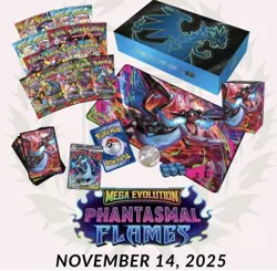 PRESALE POKEMON CENTER TCG Phantasmal Flames Mega Charizard X EX UPC 11/14 - Image 2