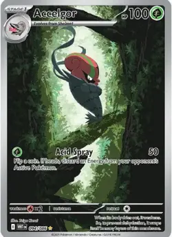 Pokemon TCG White Flare Accelgor 094/086 IR English - Image 1