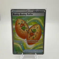 Buddy-Buddy Poffin 167/132 Ultra Rare Full Art Holo - Pokemon Mega Evolutions - Image 1