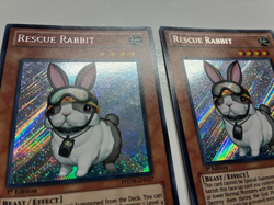 USA Seller Yugioh 3 X Rescue Rabbit PHSW-EN037 1st Edition Secret Rare VLP - Image 3