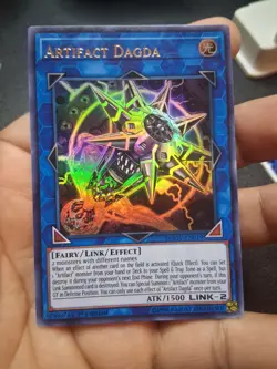 Yugioh!- Artifact Dagda- DUOV-EN019- Ultra Rare- 1st Edition- (LP/NM) - Image 3