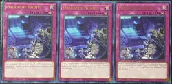 Madolche Nights MAGO-EN070 Maximum Gold 1st Edition (x3) Yugioh Card - Image 1