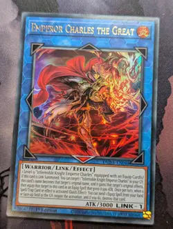Emperor Charles the Great DUNE-EN048 Ultra Rare 1st Edition YuGiOh Card - Image 1
