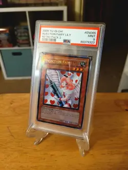 Yugioh RP02 Ultra Rare Injection Fairy Lily Foil Bleed PSA 9 - Image 1