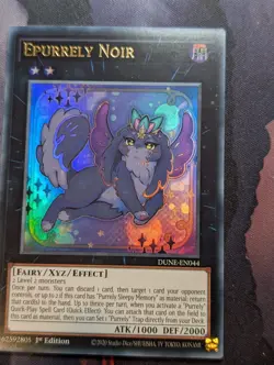 Yugioh Expurrely Noir DUNE-EN044 Ultra Rare 1st Ed NM - Image 1