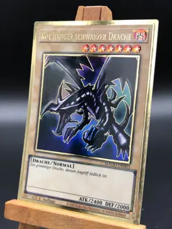 YuGiOh Rotaugiger Schwarzer Drache 1. Auflage Gold Rare Deutsch MAGO-DE003 NM - Image 5