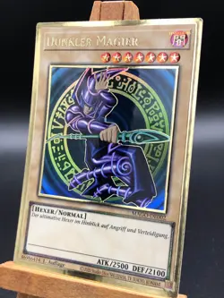 YuGiOh Dunkler Magier 1. Auflage Gold Rare Deutsch MAGO-DE002 NM - Image 3