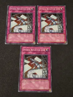 3x Attack Reflector Unit x3 DP04-EN027 SOI-EN051 Common 1st Edition NM Yugioh - Image 1
