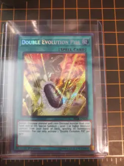 DOUBLE EVOLUTION PILL BLLR-EN028 SECRET RARE YUGIOH! TCG NM With Top Loader - Image 1