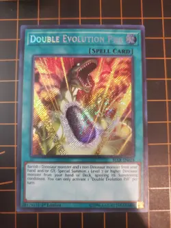 DOUBLE EVOLUTION PILL BLLR-EN028 SECRET RARE YUGIOH! TCG NM With Top Loader - Image 2