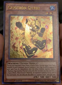 Yugioh Crystron Citree INOV-EN016 Ultra Rare 1st Ed NM/VLP w/Tracking - Image 5