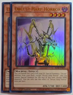 Yugioh x2 Orcust Harp Horrow BLTR-EN071 Ultra Rare 1st Edition - Image 1