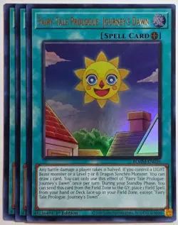 Yugioh x3 Fairy Tale Prologue: Journey's Dawn BLMM-EN036 Ultra 1st Edition - Image 1